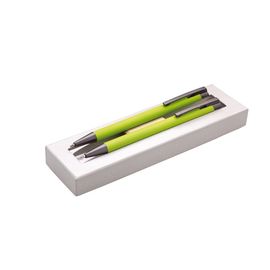 JUNIOR - Dárková sada kov mechanická tužka + kuličkové pero ARMI SOFT světle zelená