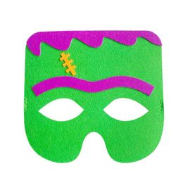 JUNIOR - Maska na obličej Zelený netvor 18 x 17 cm