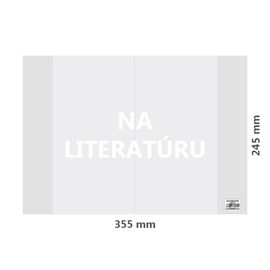 JUNIOR - Obal na Literaturu PVC 355x245 mm, hrubý/transparentní, 1 ks
