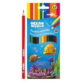 JUNIOR - Pastelky Ocean World trojhrané 12 ks