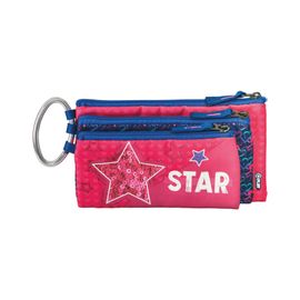 JUNIOR-ST - Pouzdro na pera XL3, Pink Star