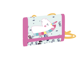 KARTON PP - Dětská textilní peněženka Unicorn iconic