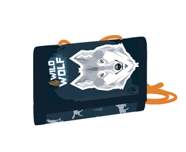 KARTON PP - Dětská textilní peněženka vlk