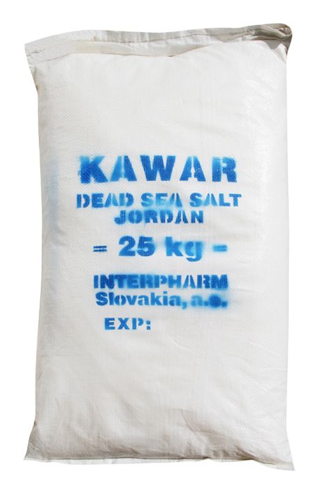 KAWAR - Koupelová sůl z Mrtvého moře 25kg (pytel)