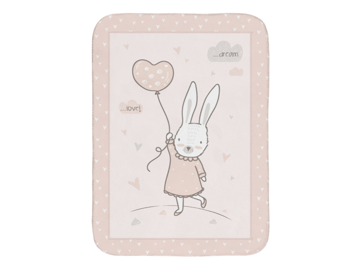 KIKKABOO - Dětská deka Super Soft 80x110 cm Rabbits in Love