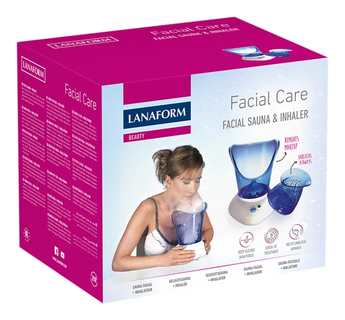 LANAFORM - Facial Care obličejová sauna s nosním inhalátorem