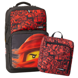 LEGO BAGS - Ninjago Red Optimo Plus - školní batoh