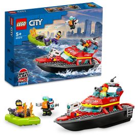 LEGO - City 60373 Hasičská záchranná loď a člun