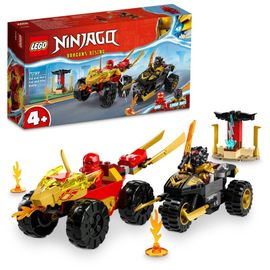 LEGO - NINJAGO 71789 Kai a Ras v souboji auta s motorkou