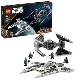 LEGO - Star Wars 75348 Mandaloriánská stíhačka třídy Fang proti TIE Interceptoru