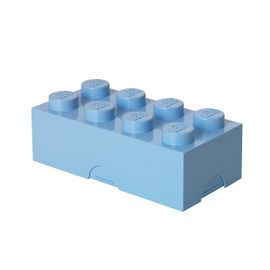 LEGO STORAGE - box na svačinu 100 x 200 x 75 mm - světle modrá