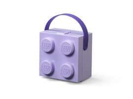 LEGO STORAGE - box na svačinu s rukojetí 165x165x117 mm - fialový