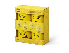 LEGO STORAGE - úložná hlava (mini) Multi-pack 4 ks
