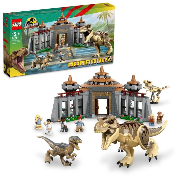LEGO - Návštěvnické centrum: útok T-rexe a raptora