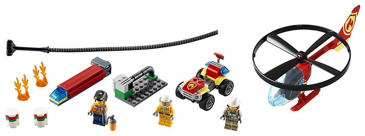 LEGO - Zásah Hasičského Vrtulníku