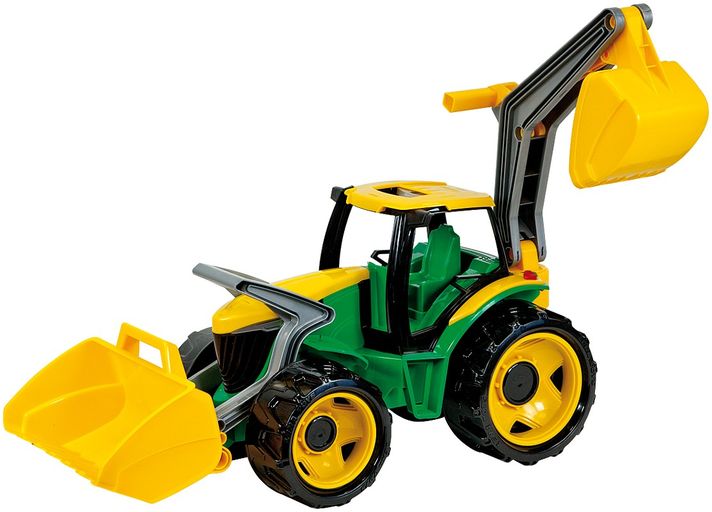 LENA - Traktor S Lžící A bagru, Zeleno-Žlutý