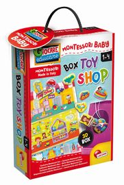 LISCIANIGIOCH - Montessori Baby Box Toy Shop - Vkládačka Hračky