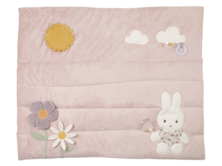 LITTLE DUTCH - Hrací deka králíček Miffy Vintage Květiny