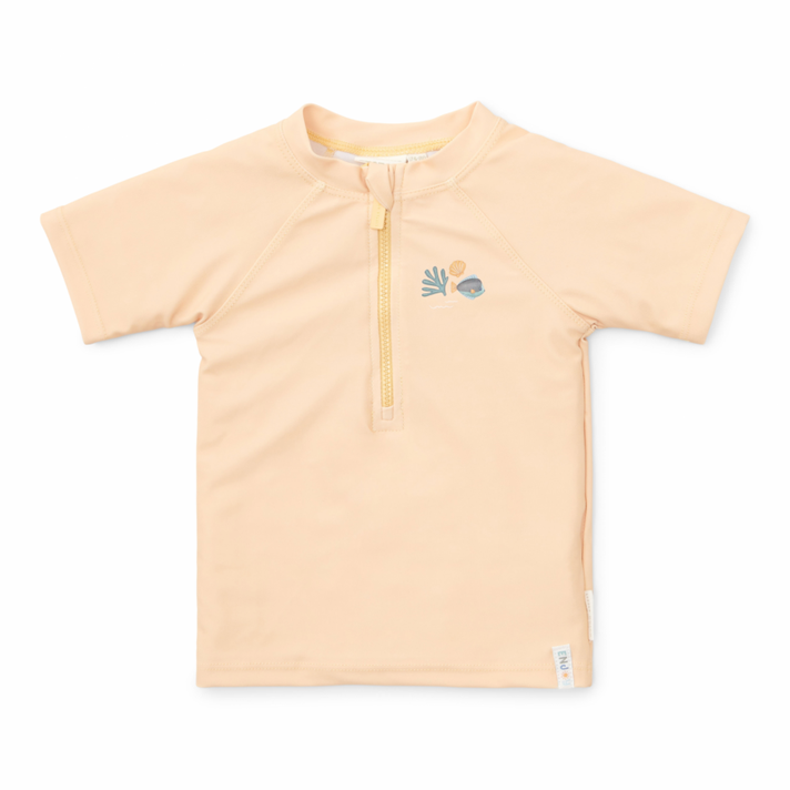LITTLE DUTCH - Plavecké triko krátký rukáv Honey Yellow vel. L 86/92
