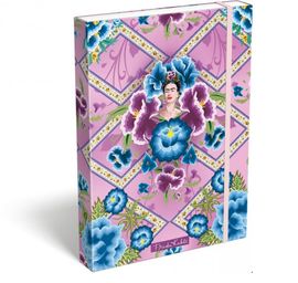 LIZZY CARD - Box na sešity A4 Frida Kahlo, Fialová