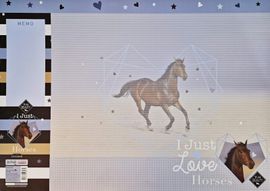 LIZZY-CARD - Podložka na stůl Wild Beauty Love 12 listů/42x59cm