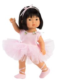 LLORENS - 28031 LU BALLET - realistická panenka s celovinylová tělem - 28 cm
