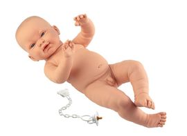LLORENS - 45001 NEW BORN CHLAPEK - realistické miminko s celovinylovým tělem