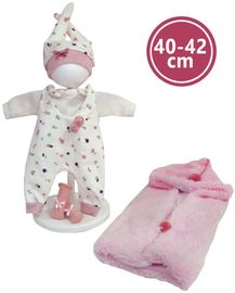 LLORENS - M738-86 obleček pro panenku miminko NEW BORN velikosti 40-42 cm