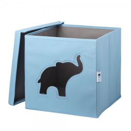 LOVE IT STORE IT - Úložný box na hračky s krytem a okénkem - slon