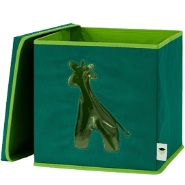 LOVE IT STORE IT - Úložný box na hračky s krytem a okénkem - žirafa