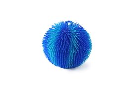 MAC TOYS - SPORTO Střapatý duhový míč se světlem - modrý