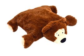 MAC TOYS - Polštář plyšové zvířátko - medvěd