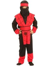 MADE - Karnevalový kostým - Ninja pavouk, 110-120 cm