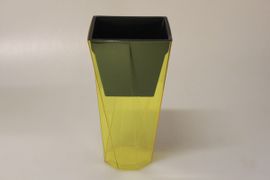 MAKRO - Květináč URBI TWIST 14cm žlutý