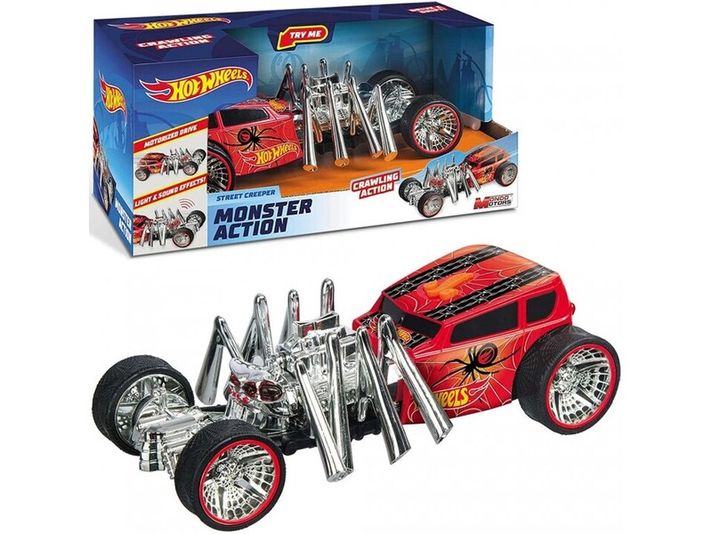 MATTEL - Hot Wheels Monsters Action Street Creeper auto na baterie 22cm