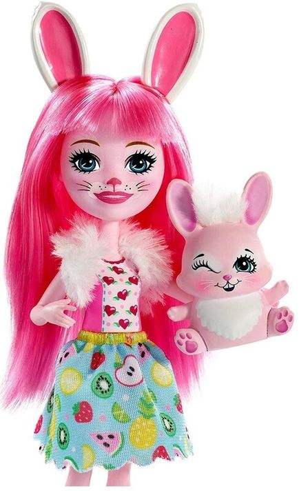 MATTEL -  Mattel Enchantimals panenka se zvířátkem (Bree Zajacová a Twist)