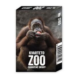 MEZUZA - Hrací karty Kvarteto zoo ohrožené druhy – 2105