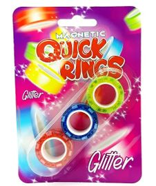 MIKRO TRADING - Magnetická hra kroužky 3ks glitter