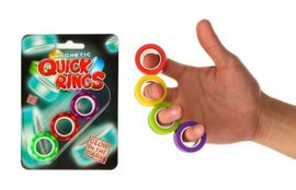 MIKRO TRADING - Magnetická hra kroužky 3ks svítící ve tmě