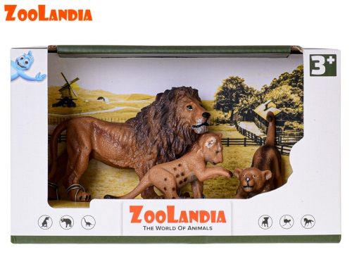 MIKRO TRADING - Zoolandia lev s mláďaty v krabičce
