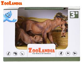 MIKRO TRADING - Zoolandia lvice s mláďaty 8,5-13cm v krabičce