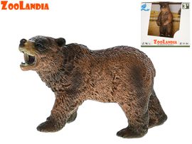 MIKRO TRADING - Zoolandia medvěd Grizzly 10cm v krabičce, Mix produktů
