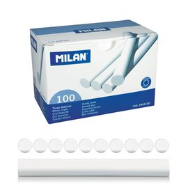 MILAN - Křída kulatá bílá 100 ks
