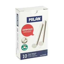 MILAN - Křída kulatá bílá bezprašná 10 ks