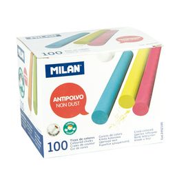 MILAN - Křída kulatá barevná bezprašná 100 ks