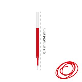 MILAN - Náplň gelová Gel Touch 0,7 mm, červená