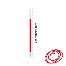 MILAN - Náplň kuličková Capsule 1,0 mm, červená