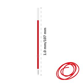 MILAN - Náplň kuličková MILNA P1 Touch 1.0 mm - červená