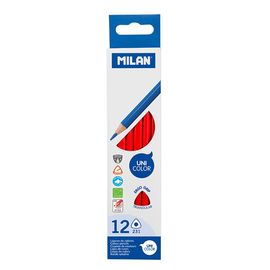 MILAN - Pastelky Ergo Grip trojhranné, Strawberry Red