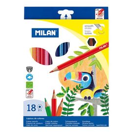 MILAN - Pastelky šestihranné 18 ks